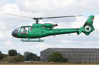 HA-LFB @ EFBR - Aerospatiale SA-341G Gazelle at Breighton Airfield's Summer Madness & All Comers Fly-In. August 22nd 2010. - by Malcolm Clarke