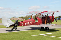 G-ANLS @ EGBR - De Havilland DH-82A Tiger Moth II at Breighton Airfield's Auster Fly-In. May 4th 2015. - by Malcolm Clarke