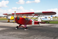 G-ATCN @ EGBR - Luton LA4A Minor at Breighton Airfield's Helicopter Fly-In. September 12th 2010. - by Malcolm Clarke