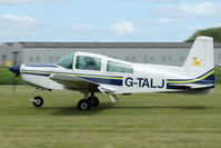 G-TALJ @ EGBR - Grumman American AA-5 Traveler at Breighton Airfield's Radial Fly-In. June 7th 2015. - by Malcolm Clarke