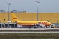 D-AEAH @ EDDP - Lonely freighter in yellow environment.... - by Holger Zengler