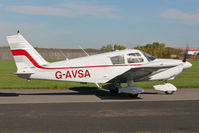 G-AVSA @ EGBR - Piper PA-28-180 Cherokee at Breighton Airfield. October 6th 2013. - by Malcolm Clarke