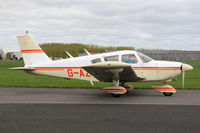 G-AZYF @ EGBR - Piper PA-28-180 Cherokee at Breighton Airfield's Early Bird Fly-In. April 13th 2014. - by Malcolm Clarke