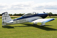 G-GORV @ X5FB - Vans RV-8 at Fishburn Airfield. July 11th 2015. - by Malcolm Clarke