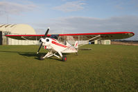 G-BVMI @ X5FB - Piper PA-18-150 Super Cub at Fishburn Airfield UK. November 15th 2008. - by Malcolm Clarke