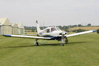 G-BBDE @ X5FB - Piper PA-28R-200-2 Cherokee Arrow II at Fishburn Airfield UK. July 12th 2014. - by Malcolm Clarke