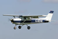 G-BZHE @ EGBR - Cessna 152 at Breighton Airfield's April Fools Fly-In. April 1st 2012. - by Malcolm Clarke