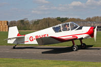 G-BHEL @ EGBR - SAN Jodel D-117 at Breighton Airfield's April Fools Fly-In. April 1st 2012. - by Malcolm Clarke