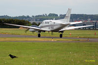 M-TSRI @ EGPN - Taxy in at Dundee Riverside Airport EGPN - by Clive Pattle