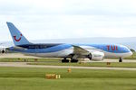 G-TUIG @ EGGW - At Manchester Airport - by Terry Fletcher