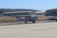 N516CA @ CMA - 1978 Cessna 182Q SKYLANE, Continental O-470-U 230 Hp, at AOPA FLY-IN overflow parking - by Doug Robertson