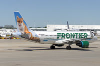 N229FR @ KORD - Peachy the Fox taxiing out for departure. - by Arjun Sarup