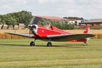 G-AEXT @ EGBR - Dart Kitten II at Breighton Airfield's Summer Madness Fly-In. August 5th 2012. - by Malcolm Clarke