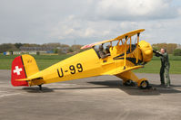 G-AXMT @ EGBR - Doflug Bu-133C Jungmeister at Breighton Airfield's May-hem Fly-In. May 6th 2012. - by Malcolm Clarke