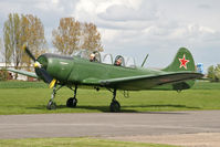 G-CEIB @ EGBR - Yakovlev Yak-18A at Breighton Airfield's May-hem Fly-In. May 6th 2012. - by Malcolm Clarke