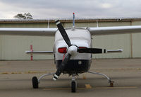 N781CB @ KRHV - Locally based 1977 Cessna T210M parked on the ramp at Reid Hillview Airport, San Jose, CA. - by Chris Leipelt