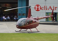 N66JN @ EGTB - Robinson R66 Turbine at Wycombe Air Park. - by moxy