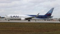 CC-BJA @ MIA - LAN 767-300 - by Florida Metal