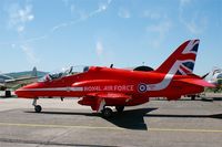 XX319 @ LFSX - Royal Air Force Red Arrows Hawker Siddeley Hawk T.1A, Luxeuil-Saint Sauveur Air Base 116 (LFSX) Open day 2015 - by Yves-Q