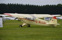 G-BLLO @ EGLM - Piper L-18C Super Cub (PA-18-95) at White Waltham. - by moxy