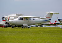 N400YY @ EGTB - Extra EA-400 at Wycombe Air Park. - by moxy