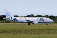 G-FBJG @ LFRB - Embraer ERJ-175STD, Taxiing to holding point rwy 25L, Brest-Bretagne airport (LFRB-BES) - by Yves-Q