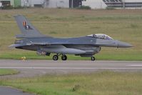 FA-69 @ LFRJ - SABCA F-16AM Fighting Falcon, Taxiing to flight line, Landivisiau Naval Air Base (LFRJ) Tiger Meet 2017 - by Yves-Q
