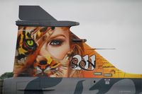 9241 @ LFRJ - Saab JAS-39C Gripen, Close view of tail, Landivisiau Naval Air Base (LFRJ) Tiger Meet 2017 - by Yves-Q
