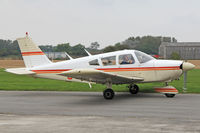 G-AZYF @ EGBR - Piper PA-28-180 Cherokee at Breighton Airfield's Helicopter Fly-In. September 21st 2014. - by Malcolm Clarke