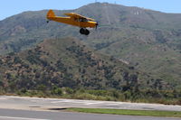 N63822 @ SZP - 1979 Piper PA-18-150 SUPER CUB, Lycoming O-320 150 Hp, on final Rwy 22L grass - by Doug Robertson