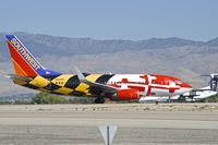 N214WN @ KBOI - Starting take off roll on RWY 10R. - by Gerald Howard