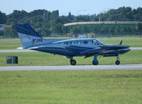 N13HB @ ORL - Cessna 421B - by Florida Metal
