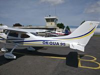 OK-QUA95 - First landing at LFQA (Reims - France) - by Guy DIDIER