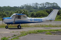 G-BRBF @ EGFH - 152, horizon Flight Training, St Athan Vale of Glamorgan based. Previously N50410, seen taxxing in. - by Derek Flewin