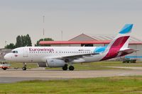 D-AGWQ @ EGSH - Removed from paint shop with Eurowings colour scheme. - by keithnewsome