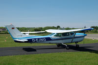D-EJNG @ EDWR - Cessna 182 Skylane taxiing at the airfield on the German island of Borkum - by Van Propeller