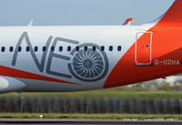 G-UZHA @ EGGW - easyJets 1st A320NEO on its 1st commercial flight - by Chris Hall