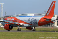 G-UZHA @ EGGW - easyJets 1st A320NEO on its 1st commercial flight - by Chris Hall