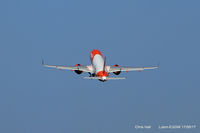 G-UZHA @ EGGW - easyJets 1st A320NEO on its 1st commercial flight - by Chris Hall