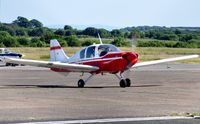 G-AVLN @ EGFH - Visiting Beagle Pup 150. - by Roger Winser