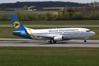 UR-GBD @ LOWW - Ukraine International Boeing 737 - by Andreas Ranner