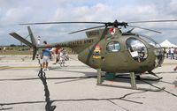 N67PB @ YIP - OH-6A - by Florida Metal