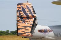 2 @ LFRJ - Grumman E-2C Hawkeye, Close view of tail, Landivisiau Naval Air Base (LFRJ) Tiger Meet 2017 - by Yves-Q