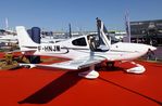 F-HNJM @ LFPB - Cirrus SR22 at the Aerosalon 2017, Paris