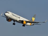 G-TCDE @ GCRR - Thomas Cook Airlines landing from Glasgow (GLA) - by JC Ravon - FRENCHSKY