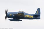N68RW @ KYIP - Grumman F8F-2 Bearcat CN 1217761 in Blue Angels colors, N68RW - by Dariusz Jezewski  FotoDJ.com
