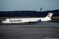 EC-EJQ @ EDDK - McDonnell Douglas MD-83 - Spanair - 49672 - EC-EJQ - 02.1993 - CGN - by Ralf Winter