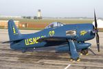 N68RW @ KYIP - Grumman F8F-2 Bearcat CN 1217761 in Blue Angels colors, N68RW - by Dariusz Jezewski  FotoDJ.com