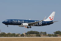 D-ATUD @ LMML - B737-800 D-ATUD in TUI Blue special colour scheme - by Raymond Zammit