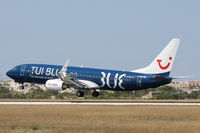 D-ATUD @ LMML - B737-800 D-ATUD Tui Blue special livery - by Raymond Zammit
